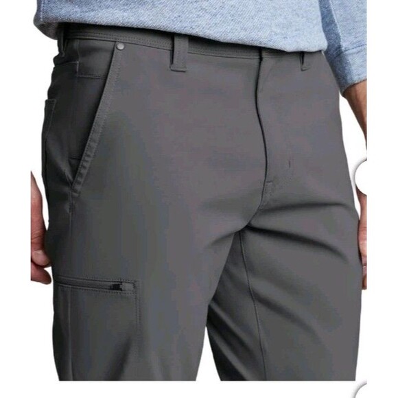 Copper & Oak Men's Tech Pant / Straight Fit / Gray / 38 X 30 / New - Picture 3 of 6